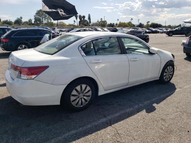 1HGCP2F31CA228563 - 2012 HONDA ACCORD LX WHITE photo 3