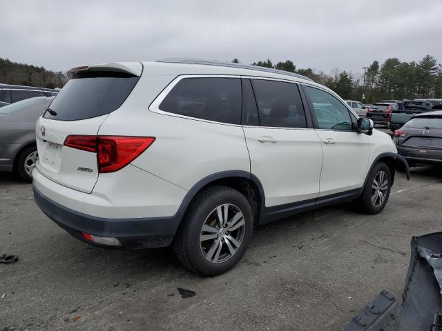 5FNYF6H69HB067187 - 2017 HONDA PILOT EXL WHITE photo 3