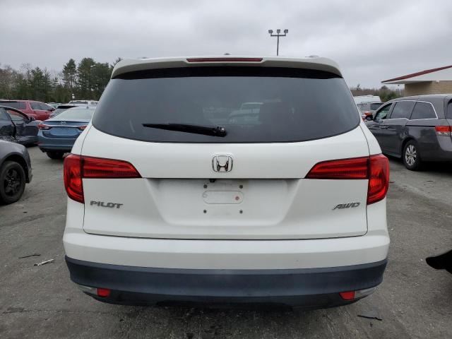 5FNYF6H69HB067187 - 2017 HONDA PILOT EXL WHITE photo 6