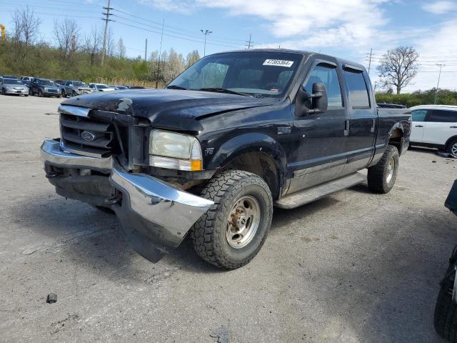 1FTNW21L42EC64045 - 2002 FORD F250 SUPER DUTY BLACK photo 1