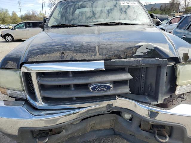 1FTNW21L42EC64045 - 2002 FORD F250 SUPER DUTY BLACK photo 11