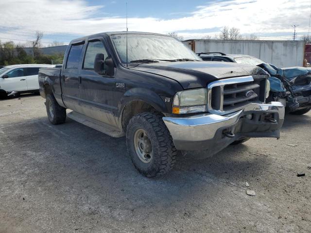 1FTNW21L42EC64045 - 2002 FORD F250 SUPER DUTY BLACK photo 4