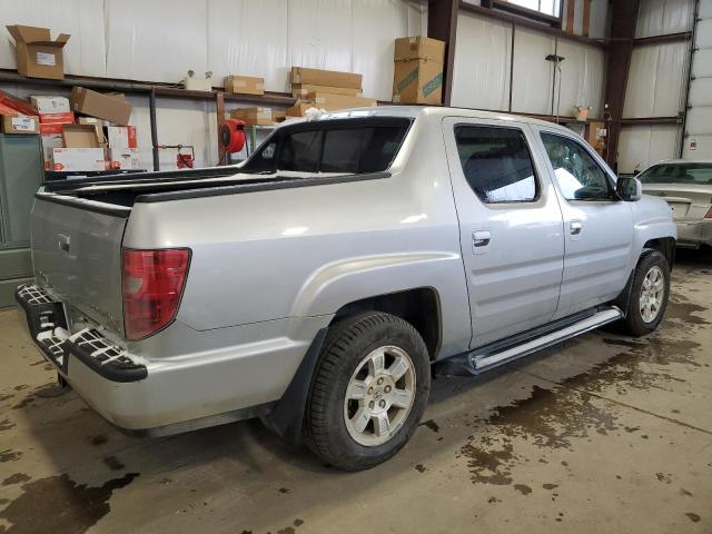 5FPYK1F56AB502771 - 2010 HONDA RIDGELINE RTL SILVER photo 3