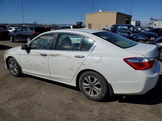 1HGCR2F32EA095390 - 2014 HONDA ACCORD LX WHITE photo 2