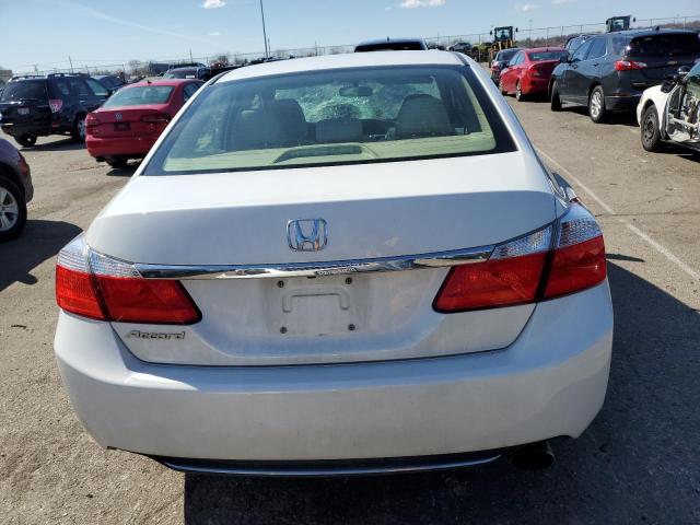 1HGCR2F32EA095390 - 2014 HONDA ACCORD LX WHITE photo 6