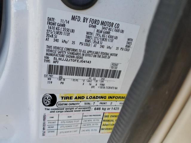 5LMJJ2JT0FEJ04143 - 2015 LINCOLN NAVIGATOR 白色 照片 13