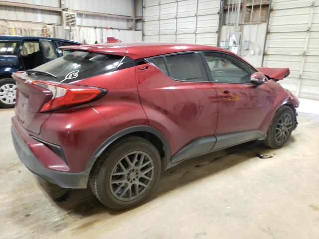 JTNKHMBX4K1047897 - 2019 TOYOTA C-HR XLE RED photo 3