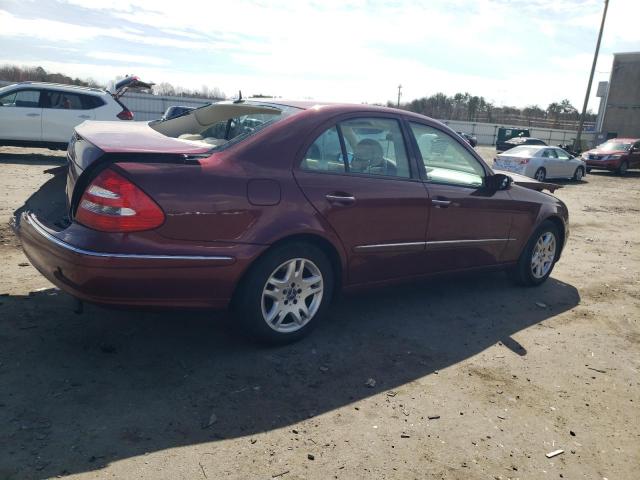 WDBUF65J84A484096 - 2004 MERCEDES-BENZ E 320 BURGUNDY photo 3