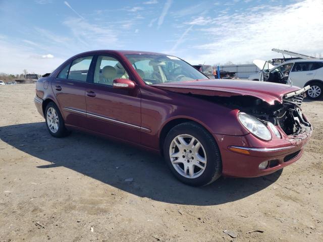 WDBUF65J84A484096 - 2004 MERCEDES-BENZ E 320 BURGUNDY photo 4