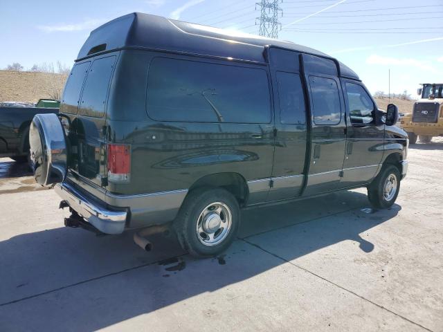 1FMNE11L98DA89881 - 2008 FORD ECONOLINE E150 WAGON BLACK photo 3