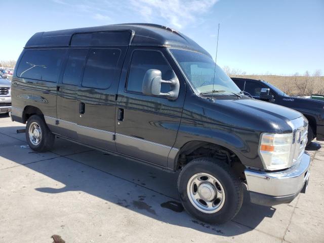 1FMNE11L98DA89881 - 2008 FORD ECONOLINE E150 WAGON BLACK photo 4