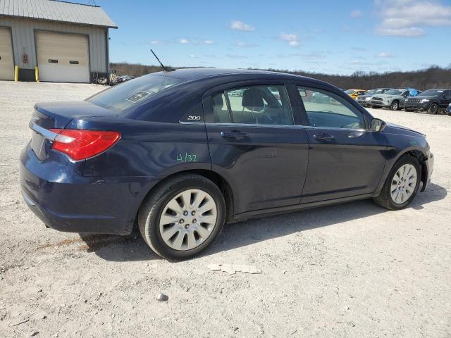 1C3CCBAB5DN642078 - 2013 CHRYSLER 200 LX BLUE photo 3