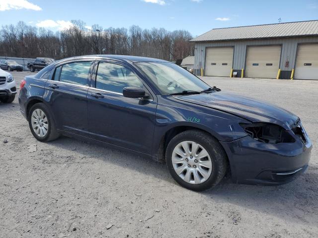 1C3CCBAB5DN642078 - 2013 CHRYSLER 200 LX BLUE photo 4