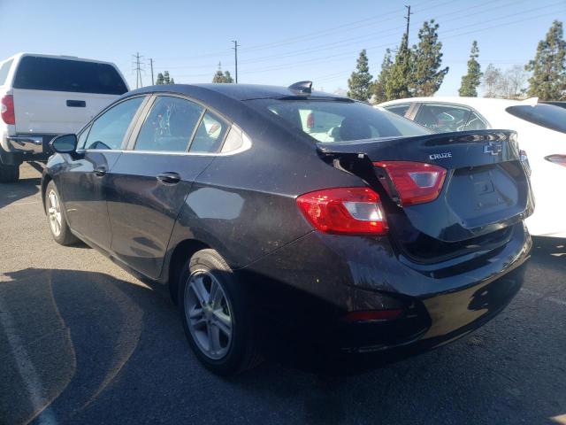 1G1BE5SM1H7279624 - 2017 CHEVROLET CRUZE LT BLACK photo 2