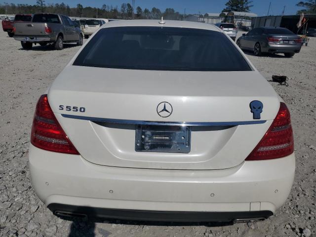 WDDNG7BBXAA290032 - 2010 MERCEDES-BENZ S 550 WHITE photo 6