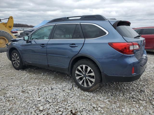 4S4BSANC6F3362154 - 2015 SUBARU OUTBACK 2.5I LIMITED BLUE photo 2