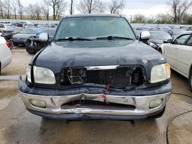 5TBBT44132S291631 - 2002 TOYOTA TUNDRA ACCESS CAB შავი ფოტო 5