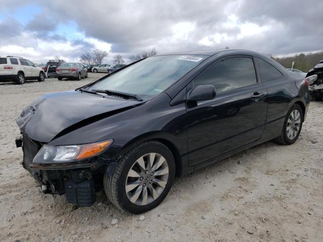 2HGFG12869H524214 - 2009 HONDA CIVIC EX BLACK photo 1