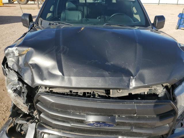 1FTEW1EF7FKE86732 - 2015 FORD F150 SUPERCREW GRAY photo 11