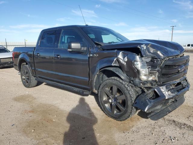 1FTEW1EF7FKE86732 - 2015 FORD F150 SUPERCREW GRAY photo 4