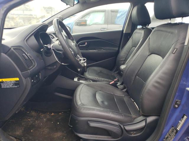 KNADN5A30D6245566 - 2013 KIA RIO EX BLUE photo 7