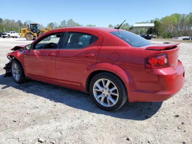 1C3CDZBG0CN201392 - 2012 DODGE AVENGER R/T RED photo 2