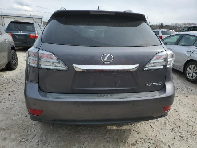 2T2BK1BA4CC140458 - 2012 LEXUS RX 350 GRAY photo 6