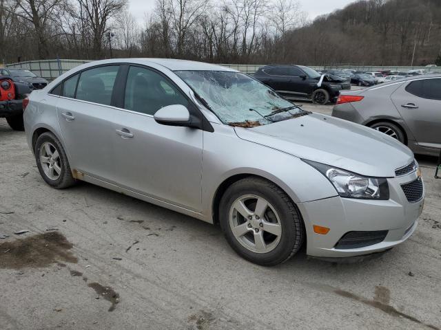 1G1PC5SB8E7261157 - 2014 CHEVROLET CRUZE LT SILVER photo 4