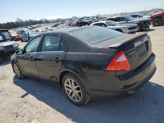 3FAHP0JA7AR168053 - 2010 FORD FUSION SEL BLACK photo 2