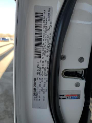 3C6UR5JL8FG516552 - 2015 RAM 2500 SLT თეთრი ფოტო 12