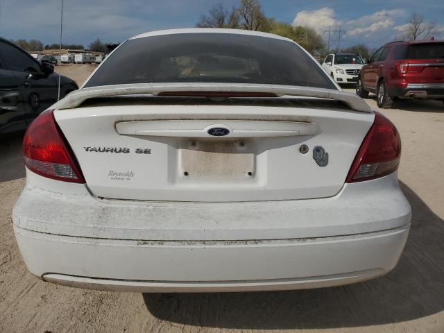 1FAFP53U54G129825 - 2004 FORD TAURUS SE WHITE photo 6