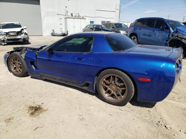 1G1YY12S425107955 - 2002 CHEVROLET CORVETTE Z06 BLUE photo 2