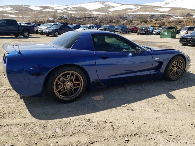 1G1YY12S425107955 - 2002 CHEVROLET CORVETTE Z06 BLUE photo 3