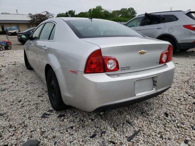 1G1ZH57B394145486 - 2009 CHEVROLET MALIBU 1LT SILVER photo 3