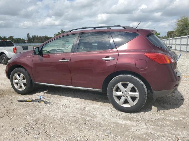 JN8AZ1MUXAW001768 - 2010 NISSAN MURANO S RED photo 2