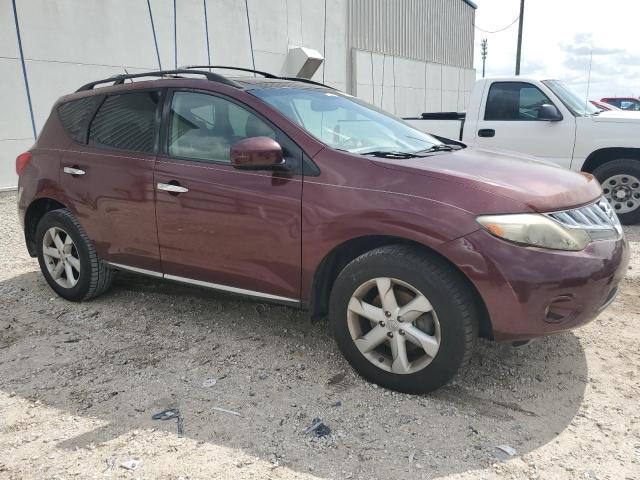 JN8AZ1MUXAW001768 - 2010 NISSAN MURANO S RED photo 4