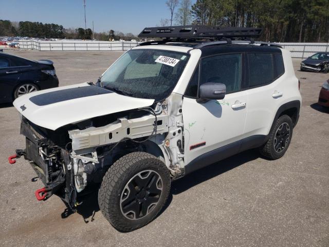 ZACCJBCT0FPB57369 - 2015 JEEP RENEGADE TRAILHAWK WHITE photo 1