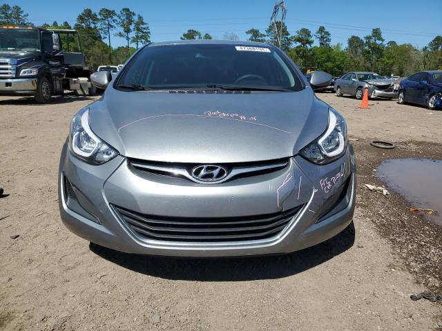 KMHDH4AE0FU223048 - 2015 HYUNDAI ELANTRA SE GRAY photo 5