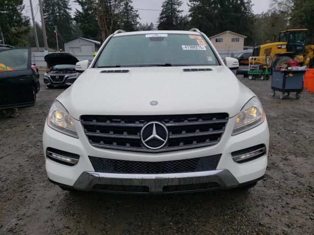 4JGDA5HBXDA215852 - 2013 MERCEDES-BENZ ML 350 4MATIC WHITE photo 5