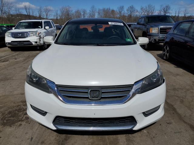 1HGCR2F77DA098982 - 2013 HONDA ACCORD EX WHITE photo 5