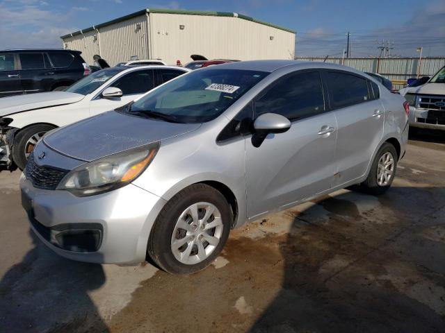 KNADM4A3XD6265501 - 2013 KIA RIO LX SILVER photo 1