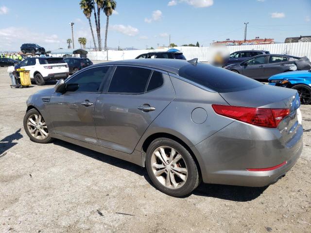 5XXGN4A70CG041329 - 2012 KIA OPTIMA EX GRAY photo 2