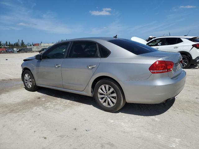 1VWAP7A34CC006885 - 2012 VOLKSWAGEN PASSAT S SILVER photo 2