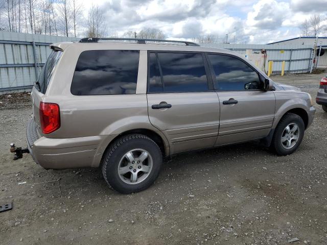 2HKYF18464H563285 - 2004 HONDA PILOT EX TAN photo 3