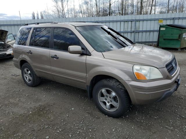 2HKYF18464H563285 - 2004 HONDA PILOT EX TAN photo 4