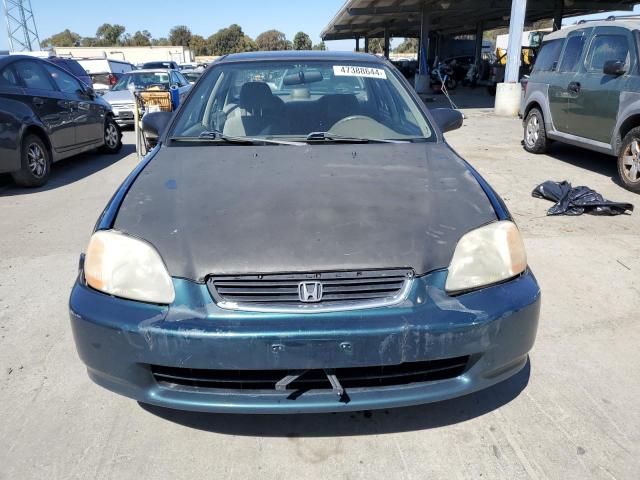 JHMEJ6677WS013396 - 1998 HONDA CIVIC LX GREEN photo 5