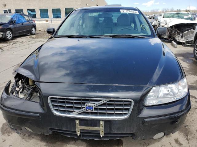 YV1RS592662545971 - 2006 VOLVO S60 2.5T BLACK photo 5