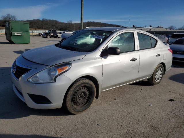 3N1CN7AP6FL907207 - 2015 NISSAN VERSA S SILVER photo 1