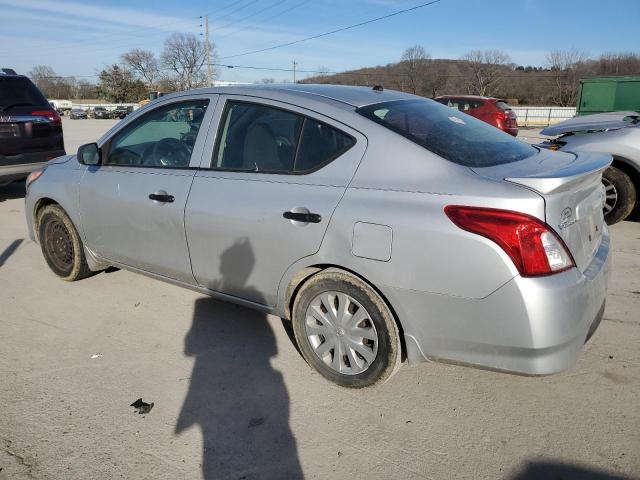 3N1CN7AP6FL907207 - 2015 NISSAN VERSA S SILVER photo 2