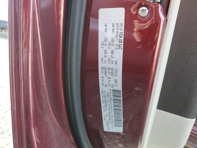 2C4RC1EG3HR594384 - 2017 CHRYSLER PACIFICA TOURING L PLUS MAROON photo 13